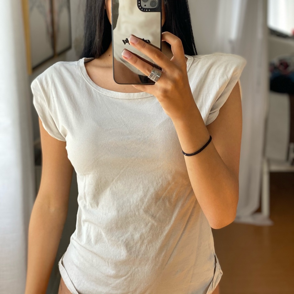 Shoulder Pad T-shirt